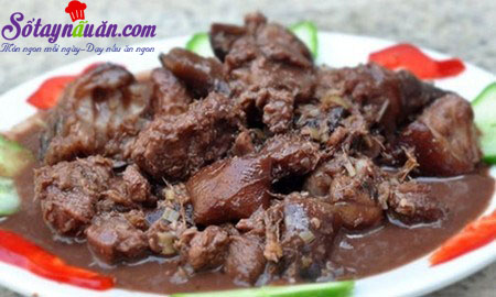 Cách nấu rượu mận từ thịt chó ngon chảy nước miếng