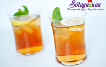 Cách pha trà chanh bạc hà