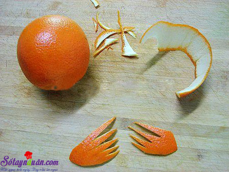 Cách tỉa trái cây thành hình con vật bày mâm cỗ trung thu