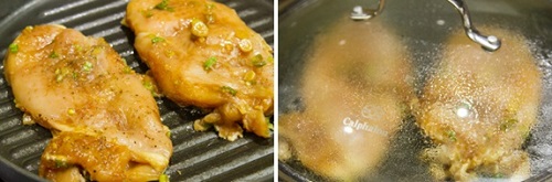 Cải bắp sốt nấm bào ngư thanh lọc cơ thể ngày hè