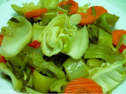 Cải chua cay hay kim chi Việt Nam