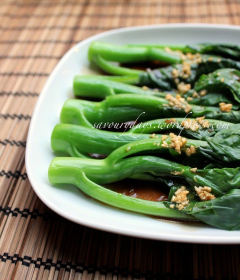 Cải làn sốt dầu hào