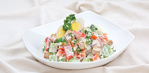 Cải làn trộn Mayonnaise