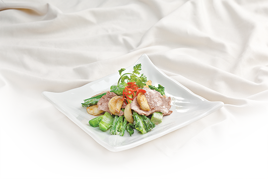 Cải rổ xào tỏi