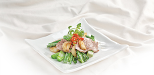 Cải rổ xào tỏi