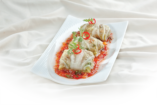 Cải thảo gói tôm thịt