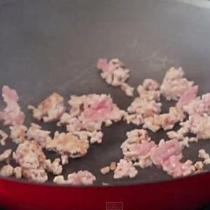 Cách làm cải thìa xào thịt gà băm