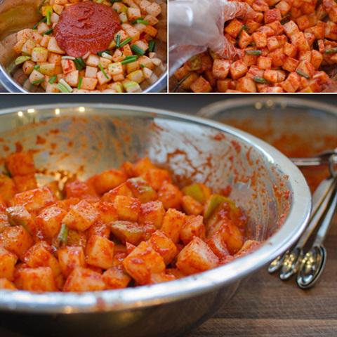 Cách làm cải trắng muối kiểu Hàn Quốc