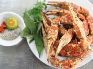 Càng ghẹ rang muối ớt