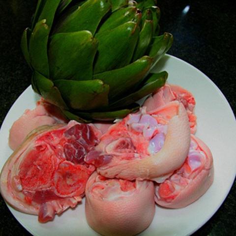 Cách làm canh atiso nấu giò heo