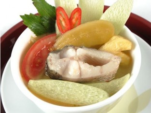 Canh bạc hà me dốt