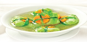 Canh bắp cải gói thịt