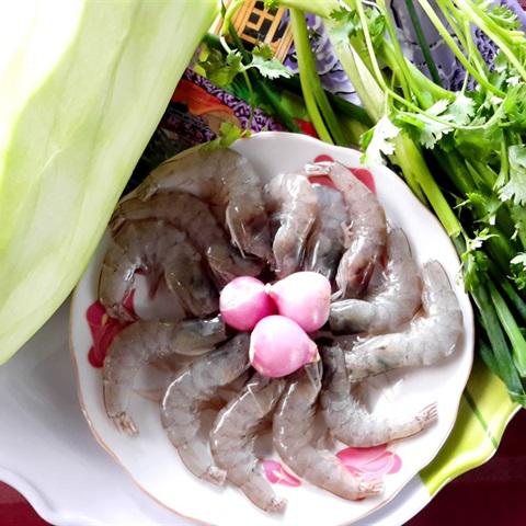 Cách làm canh bầu nấu tôm đồng