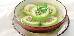 Canh bí đao dồn thịt