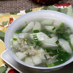 Cách làm canh bí đao nấu nghêu