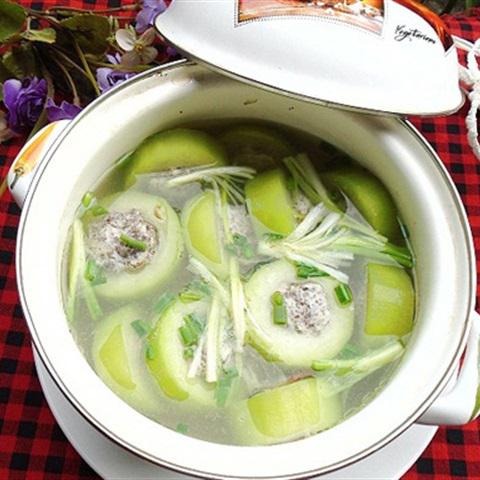Cách làm canh bí đao nhồi thịt