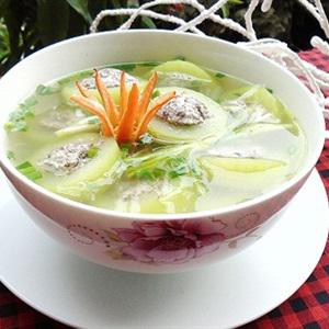 Cách làm canh bí đao nhồi thịt