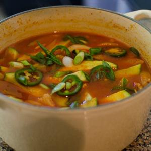 Cách làm canh bí ngòi nấu thịt