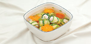 Canh bí ngòi quấn tôm