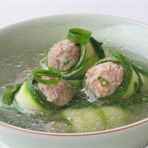 Cách nấu canh bí ngòi tôm thịt