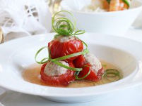 Canh cà chua nhồi mọc