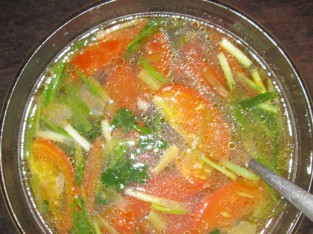 Canh cà chua thịt bò