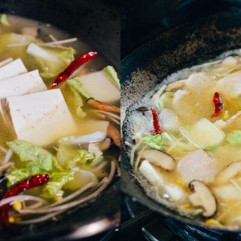 Cách làm canh đậu hũ nấu cá