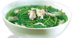Canh cá lóc rau cần