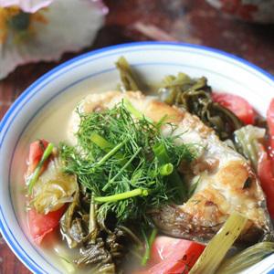 Cách làm canh cá nấu dưa chua