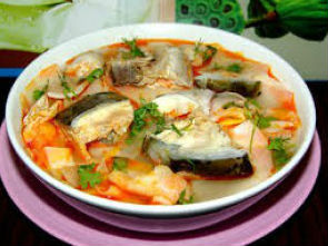 Canh cá tầm nấu măng chua