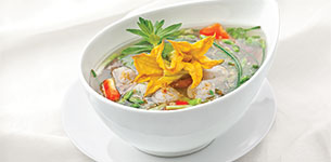 Canh cá thác lác nấu hoa