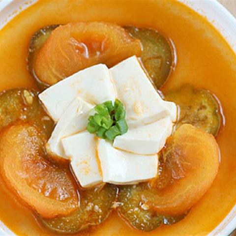 Cách làm canh cà tím đậu hũ