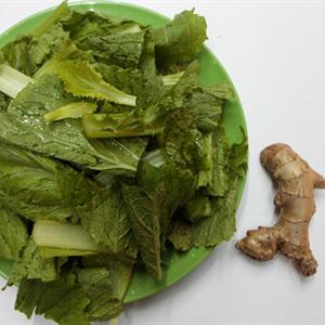 Cách làm canh cải bẹ xanh nấu gừng