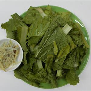 Cách làm canh cải bẹ xanh nấu gừng