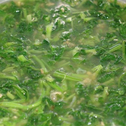 Cách làm canh cải nấu tôm