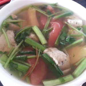 Cách làm canh chả cá nấu chua