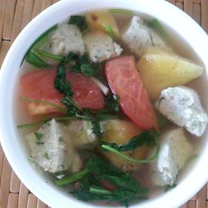 Cách làm canh chả cá nấu chua