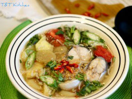 Canh chua cá bông lau