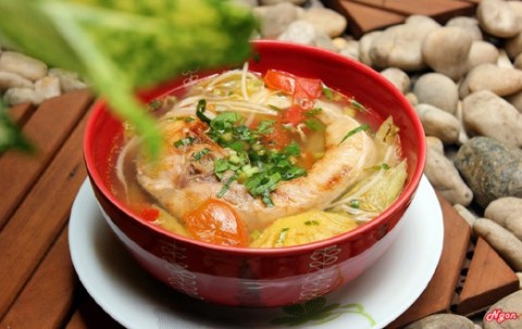 Canh chua cá bớp