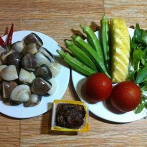 Cách làm canh chua nghêu