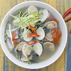 Cách làm canh chua rau nhút nấu nghêu