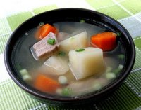 Canh củ cải, cà rốt