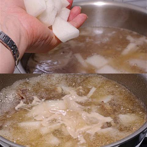 Cách làm canh củ cải thịt bò