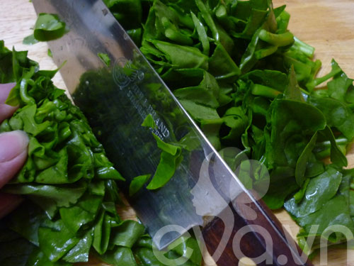 Canh cua rau đay mồng tơi và mướp