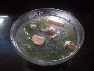 Canh đậu hũ hẹ