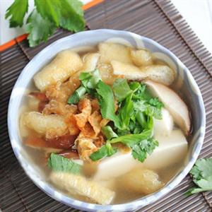 Cách làm canh đậu hũ nấu nấm