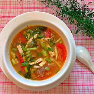 Cách làm canh đậu hũ thịt bò