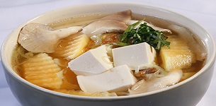 Canh đu đủ lá lốt