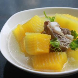 Cách làm canh đu đủ nấu sườn