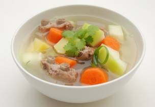 Canh đu đủ sườn non